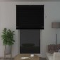 vidaXL Βενετσιάνικη Σκίαση Μαύρο 213 x 120 εκ 25 mm PVC