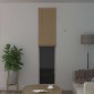 vidaXL Βενετσιάνικη Σκίαση Ανοιχτό Καφέ με Σχέδιο 213 x 50 εκ 25 mm