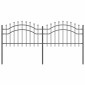 vidaXL Φράχτης Κήπου WOERDEN 240 x 115 cm Ατσάλι με Επικάλυψη Πούδρας