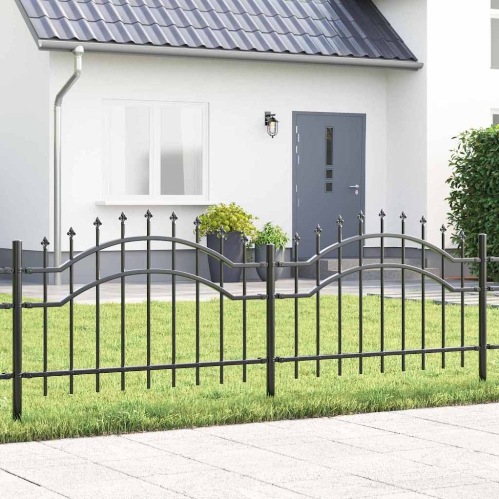 vidaXL Φράχτης Κήπου WOERDEN 240 x 115 cm Ατσάλι με Επικάλυψη Πούδρας