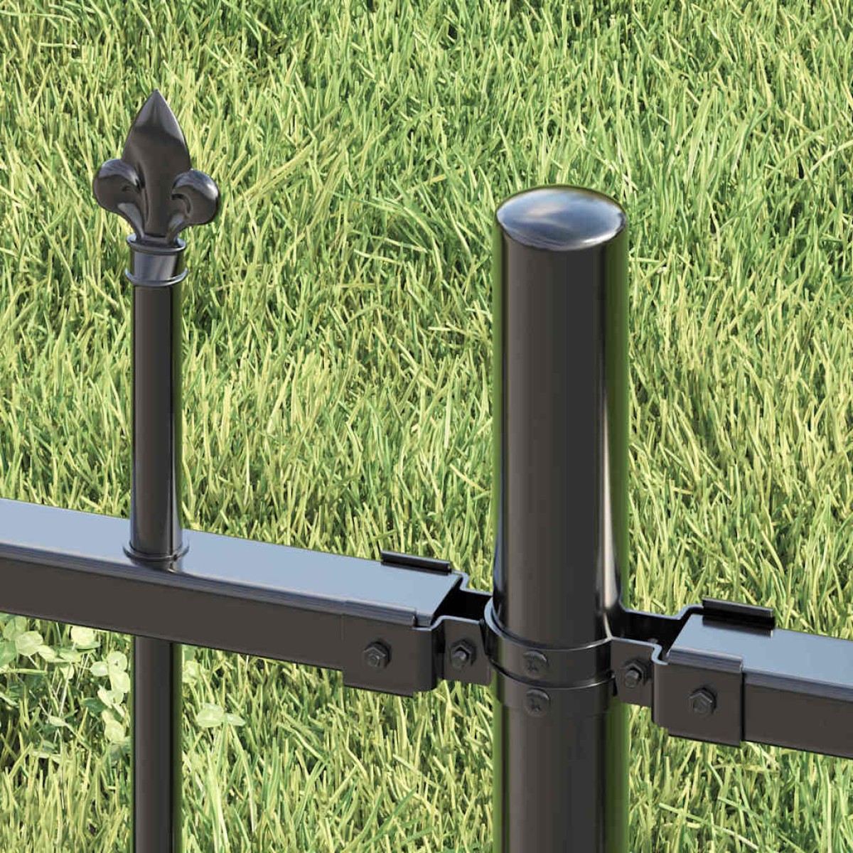 vidaXL Φράχτης Κήπου WOERDEN 240 x 115 cm Ατσάλι με Επικάλυψη Πούδρας