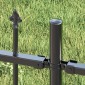 vidaXL Φράχτης Κήπου WOERDEN 240 x 115 cm Ατσάλι με Επικάλυψη Πούδρας