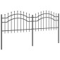 vidaXL Φράχτης Κήπου WOERDEN 240 x 115 cm Ατσάλι με Επικάλυψη Πούδρας