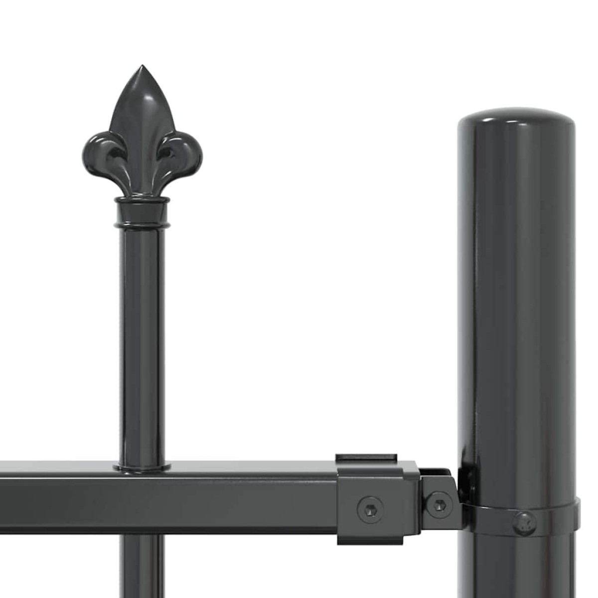 vidaXL Φράχτης Κήπου WOERDEN 240 x 115 cm Ατσάλι με Επικάλυψη Πούδρας