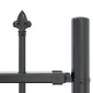 vidaXL Φράχτης Κήπου WOERDEN 240 x 115 cm Ατσάλι με Επικάλυψη Πούδρας