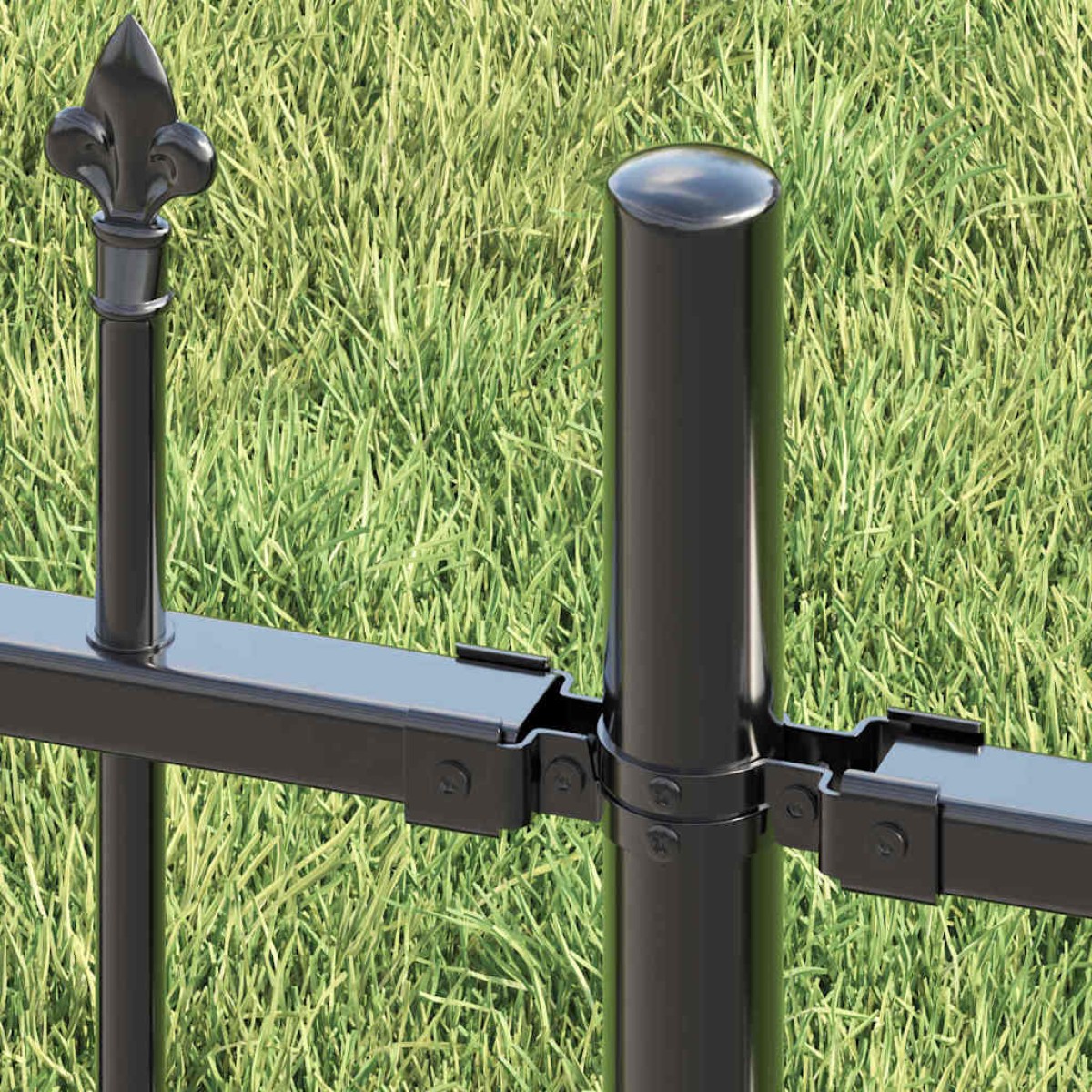 vidaXL Φράχτης Κήπου WOERDEN 240 x 140 cm Ατσάλι με Επικάλυψη Πούδρας