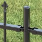 vidaXL Φράχτης Κήπου WOERDEN 240 x 140 cm Ατσάλι με Επικάλυψη Πούδρας