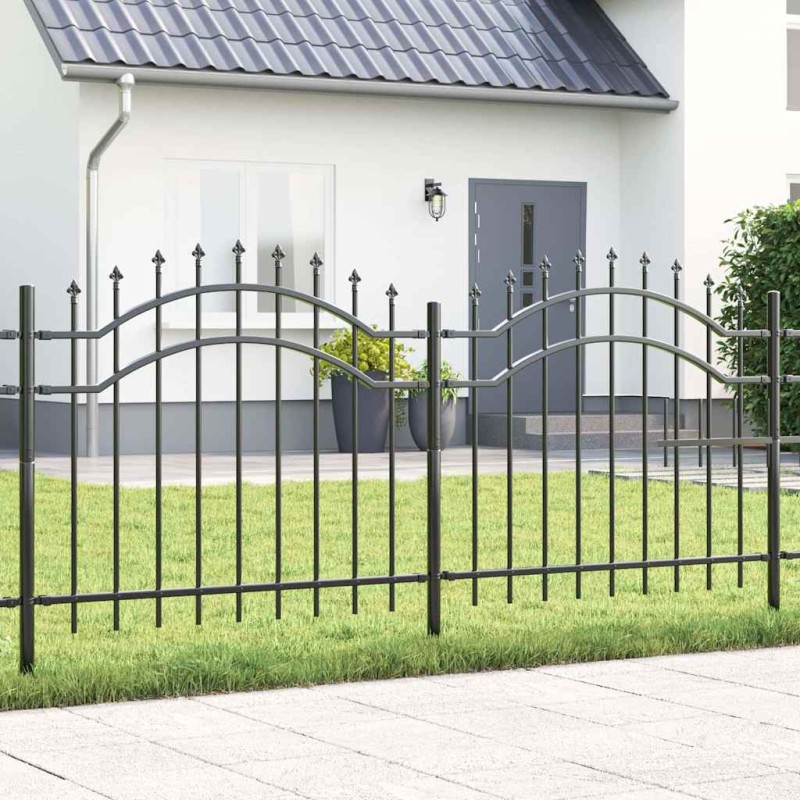 vidaXL Φράχτης Κήπου WOERDEN 240 x 140 cm Ατσάλι με Επικάλυψη Πούδρας