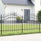 vidaXL Φράχτης Κήπου WOERDEN 240 x 140 cm Ατσάλι με Επικάλυψη Πούδρας