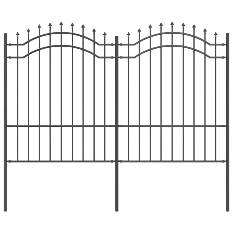 vidaXL Φράχτης Κήπου WOERDEN 240 x 190 cm Ατσάλι με Επικάλυψη Πούδρας