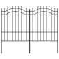 vidaXL Φράχτης Κήπου WOERDEN 240 x 190 cm Ατσάλι με Επικάλυψη Πούδρας