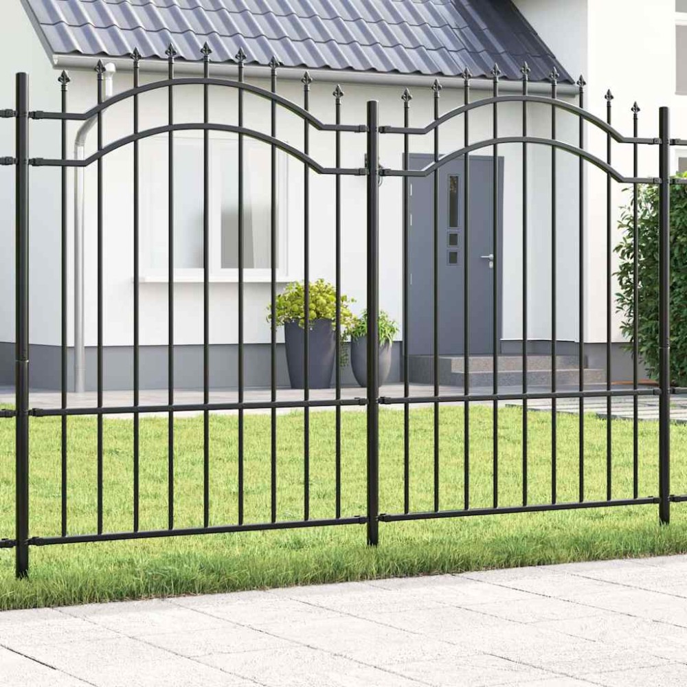 vidaXL Φράχτης Κήπου WOERDEN 240 x 190 cm Ατσάλι με Επικάλυψη Πούδρας