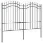vidaXL Φράχτης Κήπου WOERDEN 240 x 190 cm Ατσάλι με Επικάλυψη Πούδρας