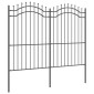 vidaXL Φράχτης Κήπου WOERDEN 240 x 215 cm Ατσάλι με Επικάλυψη Πούδρας