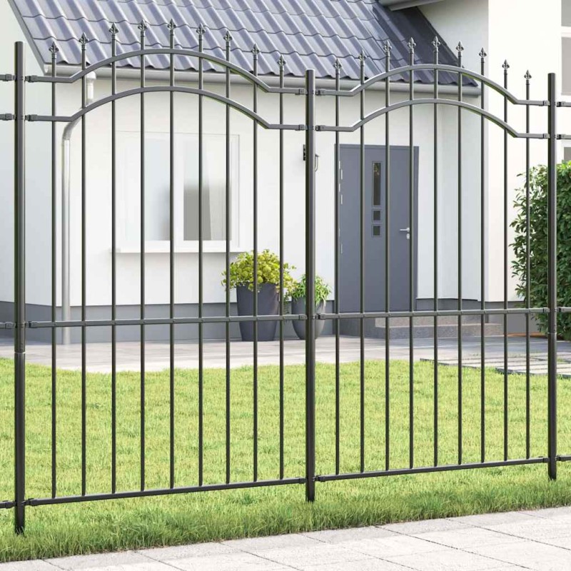 vidaXL Φράχτης Κήπου WOERDEN 240 x 215 cm Ατσάλι με Επικάλυψη Πούδρας