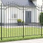 vidaXL Φράχτης Κήπου WOERDEN 240 x 215 cm Ατσάλι με Επικάλυψη Πούδρας