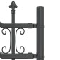 vidaXL Φράχτης Κήπου KAMPEN 240 x 140 cm Ατσάλι με Επικάλυψη Πούδρας