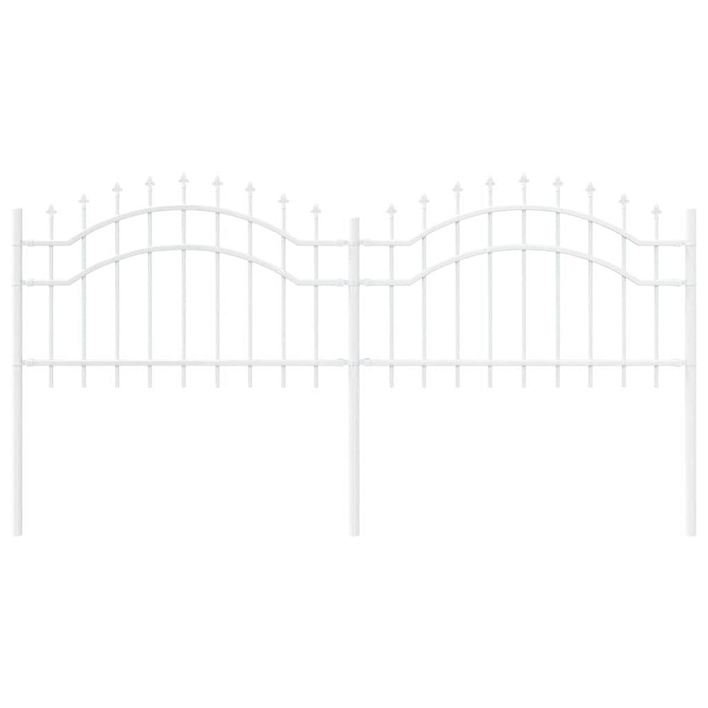 vidaXL Φράχτης Κήπου WOERDEN 240 x 115 cm Ατσάλι με Επικάλυψη Πούδρας