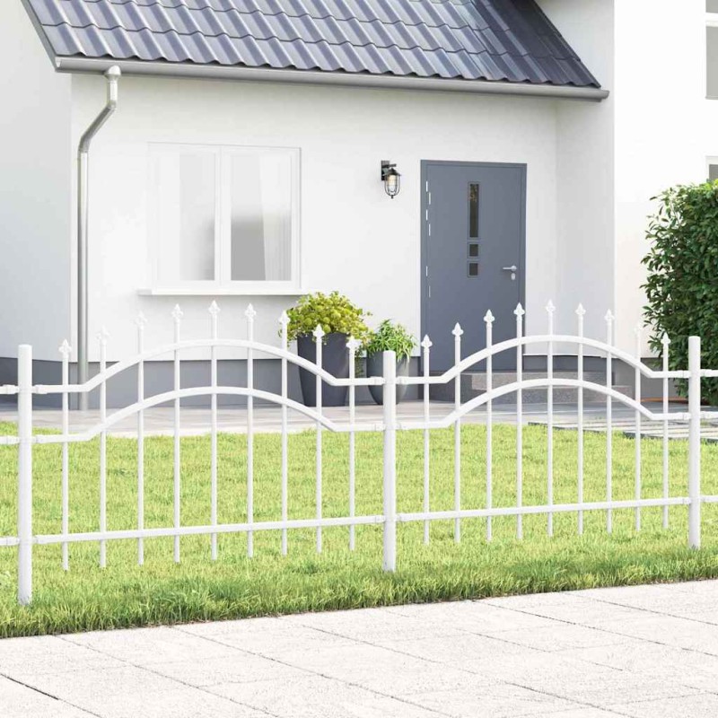 vidaXL Φράχτης Κήπου WOERDEN 240 x 115 cm Ατσάλι με Επικάλυψη Πούδρας