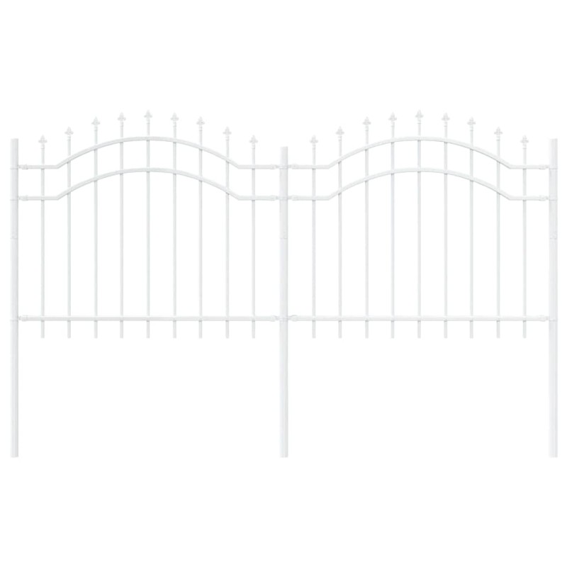 vidaXL Φράχτης Κήπου WOERDEN 240 x 140 cm Ατσάλι με Επικάλυψη Πούδρας