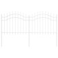 vidaXL Φράχτης Κήπου WOERDEN 240 x 140 cm Ατσάλι με Επικάλυψη Πούδρας