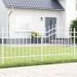 vidaXL Φράχτης Κήπου WOERDEN 240 x 140 cm Ατσάλι με Επικάλυψη Πούδρας