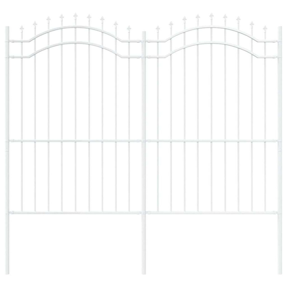 vidaXL Φράχτης Κήπου WOERDEN 240 x 215 cm Ατσάλι με Επικάλυψη Πούδρας