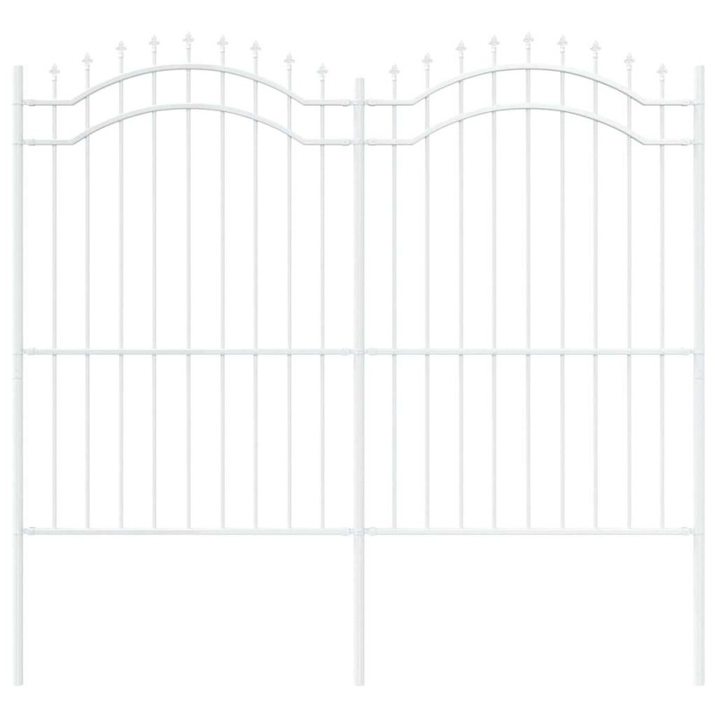 vidaXL Φράχτης Κήπου WOERDEN 240 x 215 cm Ατσάλι με Επικάλυψη Πούδρας