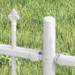 vidaXL Φράχτης Κήπου WOERDEN 240 x 215 cm Ατσάλι με Επικάλυψη Πούδρας