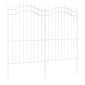 vidaXL Φράχτης Κήπου WOERDEN 240 x 215 cm Ατσάλι με Επικάλυψη Πούδρας