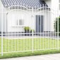 vidaXL Φράχτης Κήπου WOERDEN 240 x 215 cm Ατσάλι με Επικάλυψη Πούδρας
