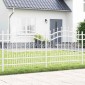 vidaXL Φράχτης Κήπου KAMPEN 240 x 140 cm Ατσάλι με Επικάλυψη Πούδρας