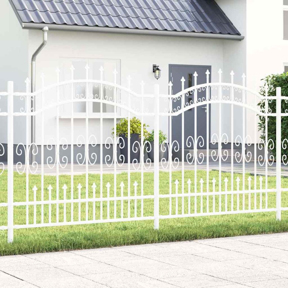 vidaXL Φράχτης Κήπου KAMPEN 240 x 166 εκ Ατσάλι με Επικάλυψη Πούδρας