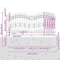 vidaXL Φράχτης Κήπου KAMPEN 240 x 166 εκ Ατσάλι με Επικάλυψη Πούδρας