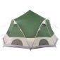 vidaXL Σκηνή Dome 4 Ατόμων με στέγη Πράσινο 505 x 450 x 248 εκ.