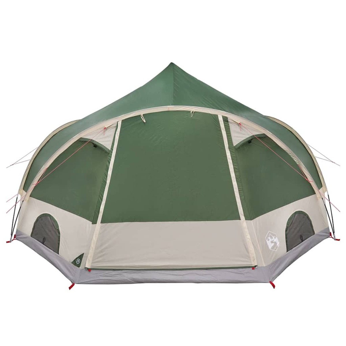 vidaXL Σκηνή Dome 4 Ατόμων με στέγη Πράσινο 505 x 450 x 248 εκ.