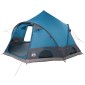 vidaXL Σκηνή Dome 4 Ατόμων με στέγη Μπλε 505 x 450 x 248 εκ.