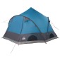 vidaXL Σκηνή Dome 4 Ατόμων με στέγη Μπλε 505 x 450 x 248 εκ.