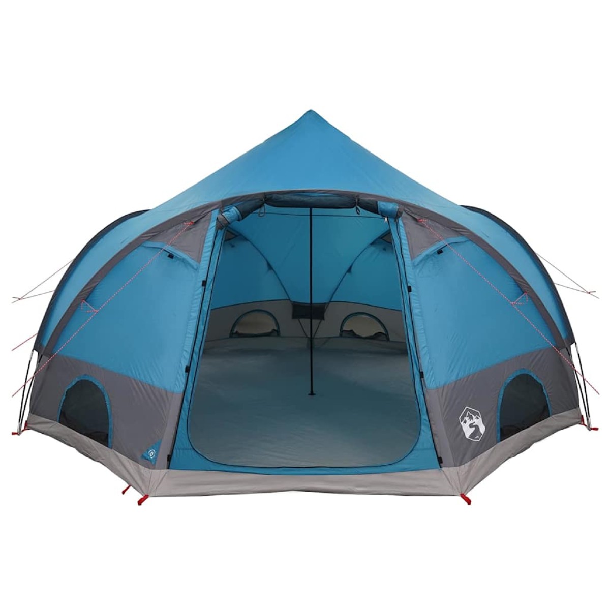 vidaXL Σκηνή Dome 4 Ατόμων με στέγη Μπλε 505 x 450 x 248 εκ.