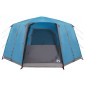 vidaXL Καμπίνα Τέντα 6-Ατόμων με στέγη Μπλε 425 x 396 x 222 εκ