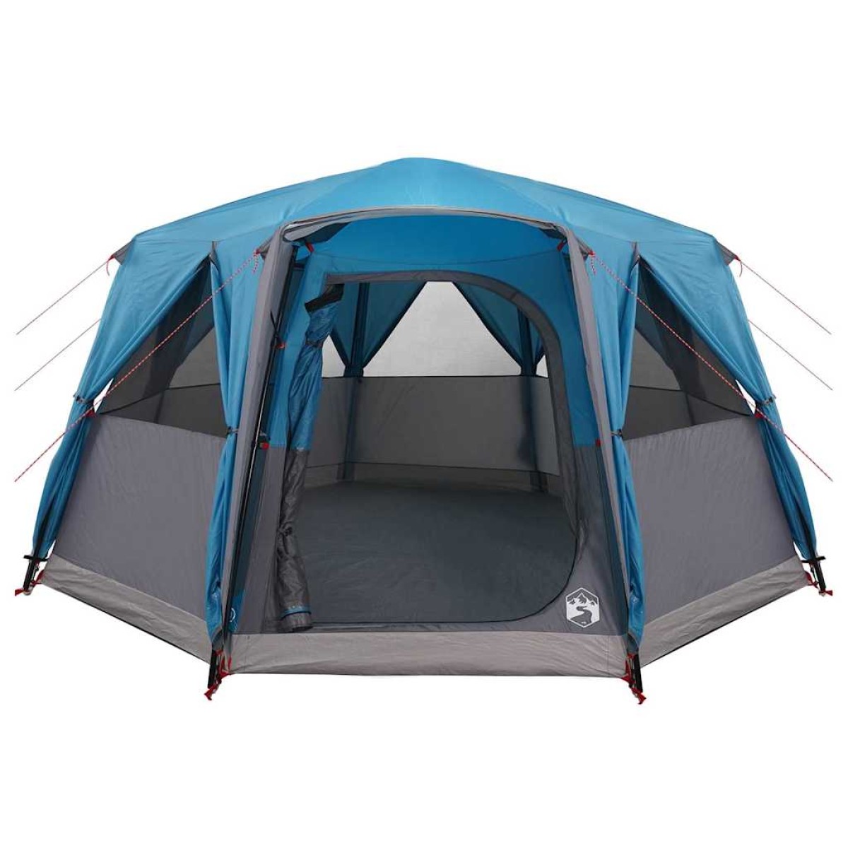 vidaXL Καμπίνα Τέντα 6-Ατόμων με στέγη Μπλε 425 x 396 x 222 εκ