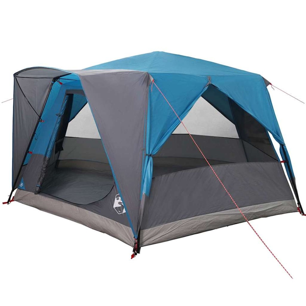 vidaXL Καμπίνα Σκηνής για 7 Άτομα με στέγη Μπλε 400 x 350 x 212 εκ