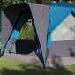 vidaXL Καμπίνα Σκηνής για 7 Άτομα με στέγη Μπλε 400 x 350 x 212 εκ