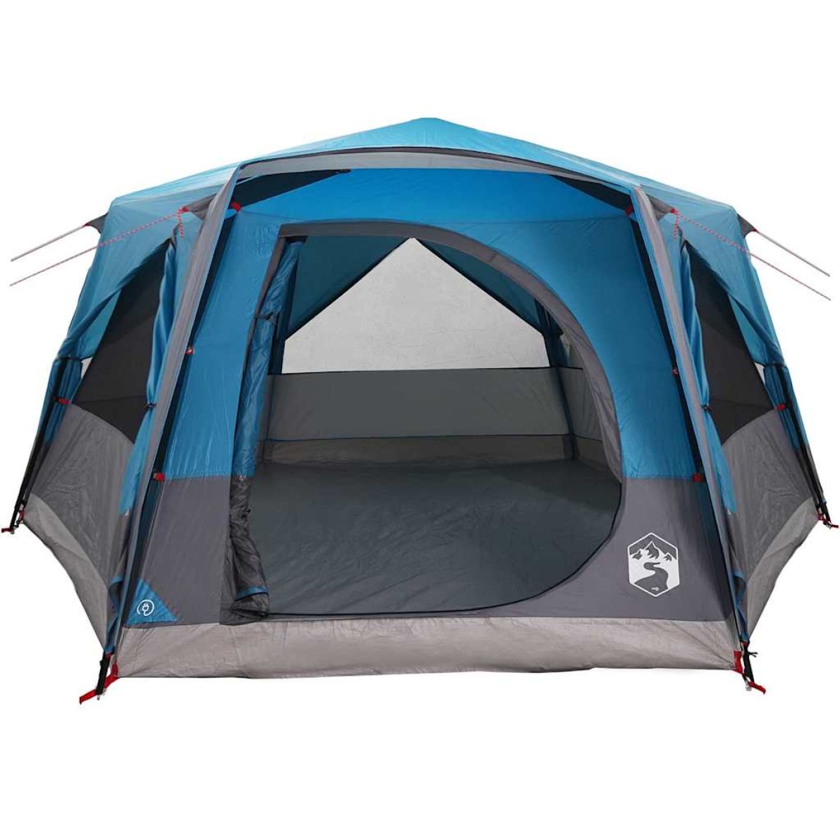 vidaXL Καμπίνα Σκηνής για 7 Άτομα με στέγη Μπλε 400 x 350 x 212 εκ