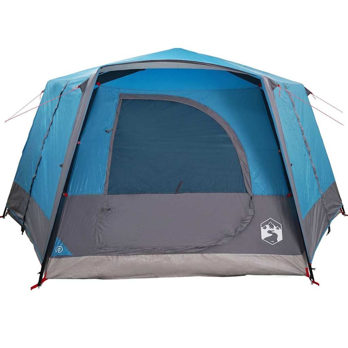 vidaXL Καμπίνα Σκηνής για 7 Άτομα με στέγη Μπλε 400 x 350 x 212 εκ