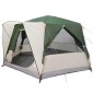 vidaXL Καμπίνα για 5 άτομα Πράσινο και Λευκό 333 x 317 x 194 εκ