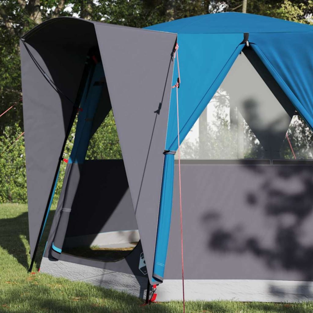 vidaXL Τέντα Καμπίνας 3 Ατόμων Μπλε και Γκρι 320 x 320 x 203 εκ