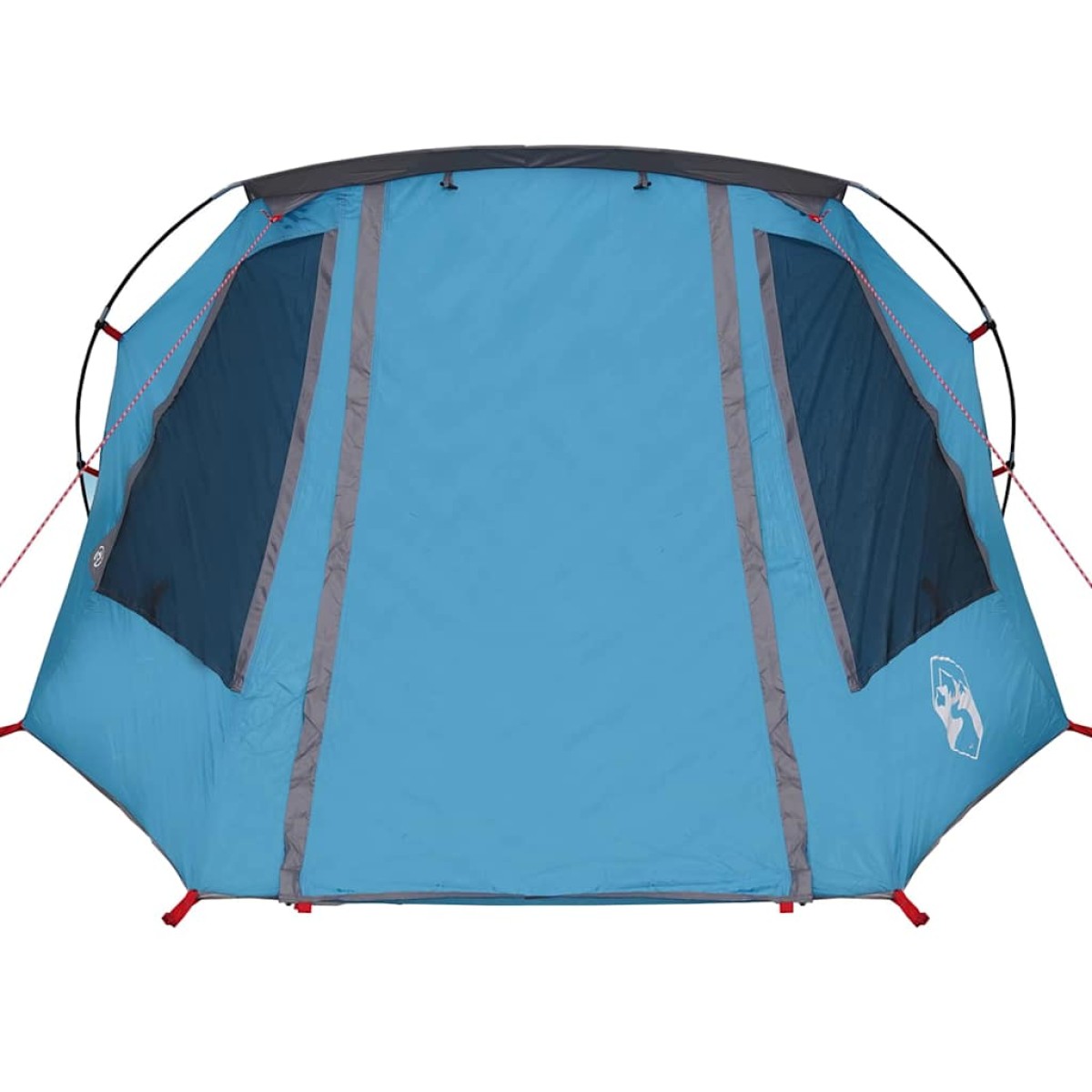 vidaXL Τέντα Τουνέλ 3-Ατόμων Μπλε και Γκρι 328 x 228 x 115 εκ.