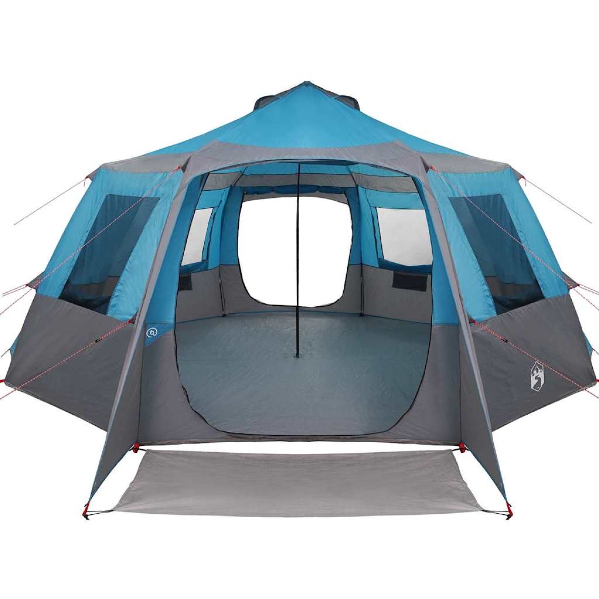 vidaXL Καμπίνα Σκηνή 12-Ατόμων Μπλε και Γκρι 500 x 500 x 294 εκ.