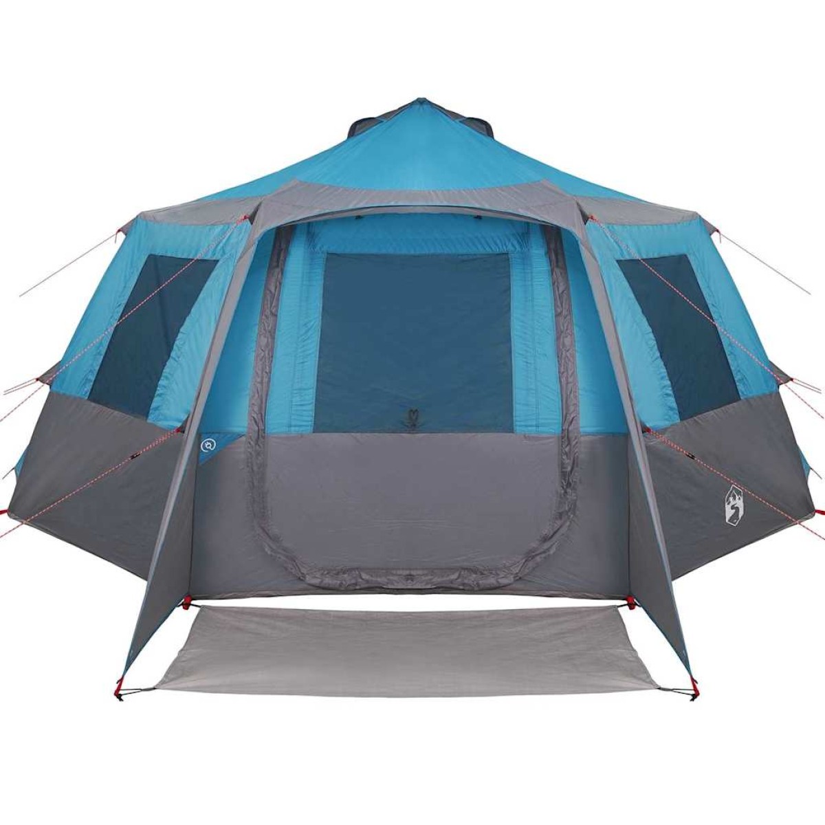 vidaXL Καμπίνα Σκηνή 12-Ατόμων Μπλε και Γκρι 500 x 500 x 294 εκ.